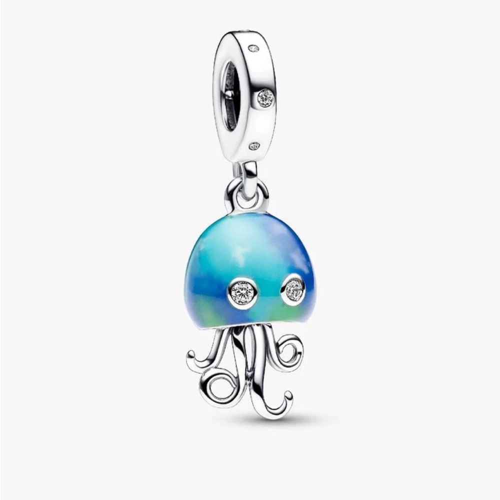 Pandora Color-changing Jellyfish Dangle Charm
Sterling silver 925
NWOT